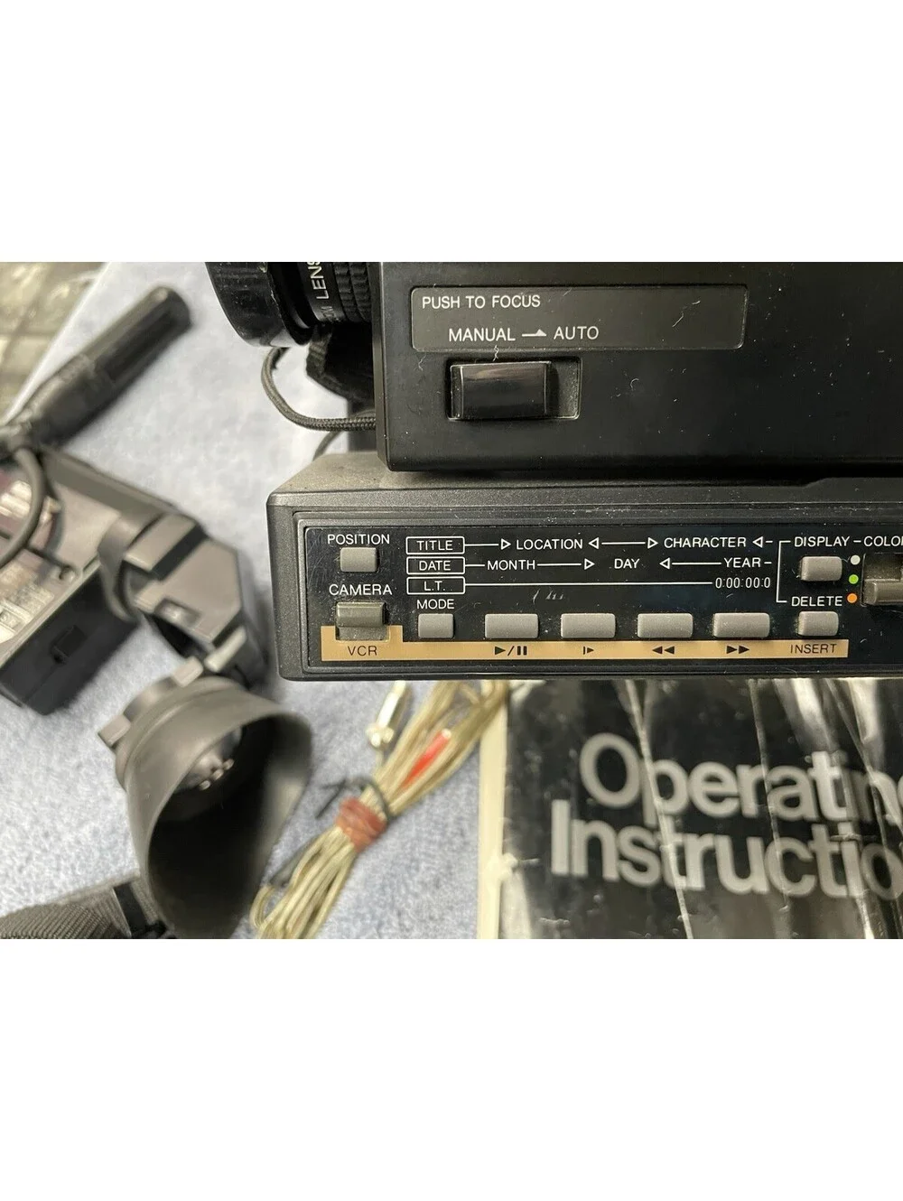 Vintage Panasonic PK-957 Newvicon Color Video Camera  Untested W/ Case & Instruc